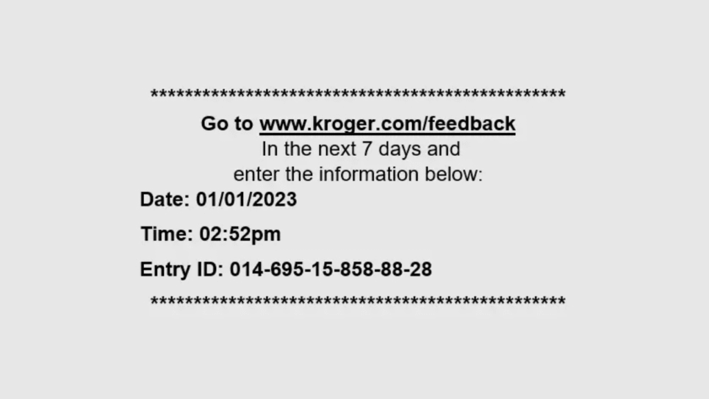 Kroger Feedback